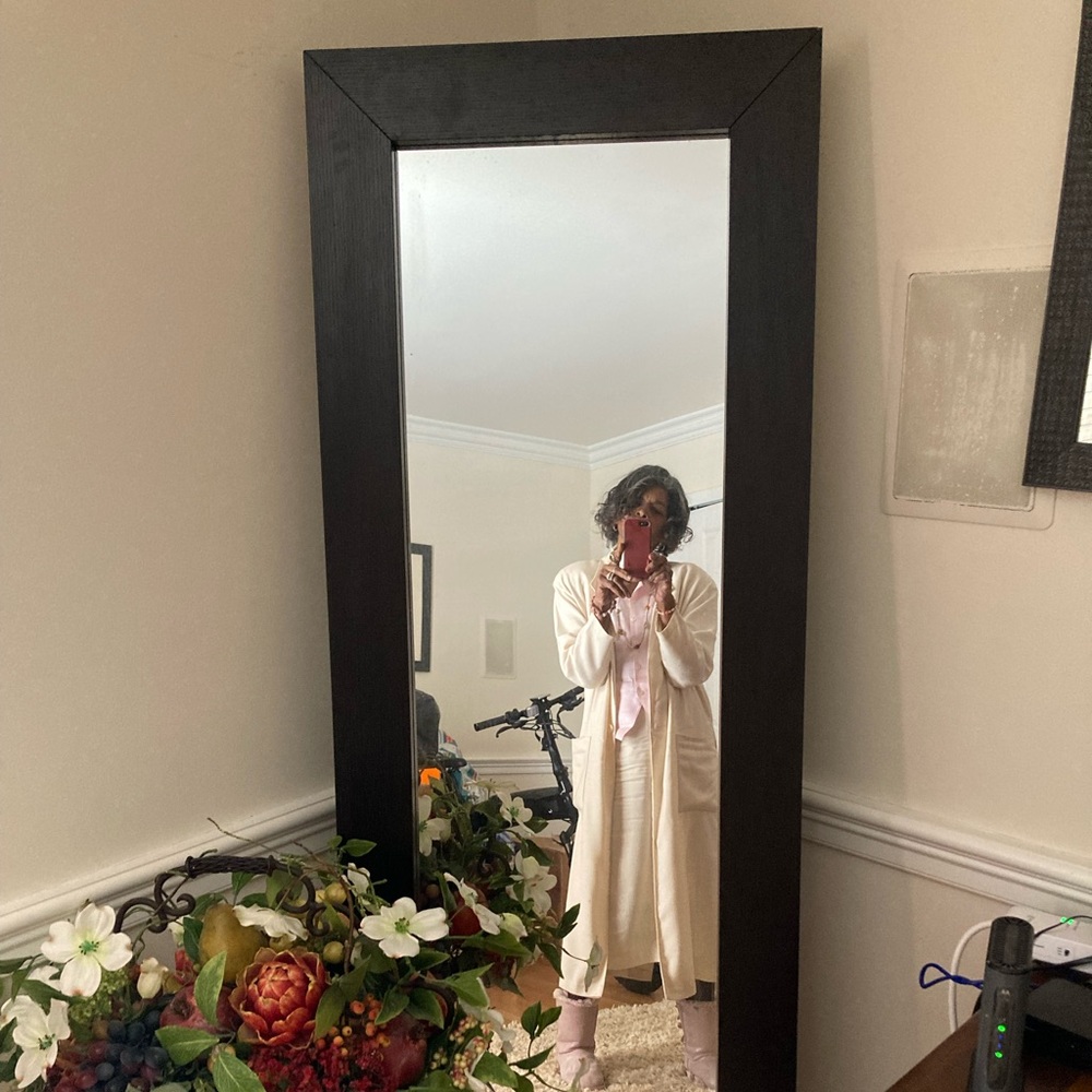 2-Piece Long Jacket With Spilt In Back Of Skirt